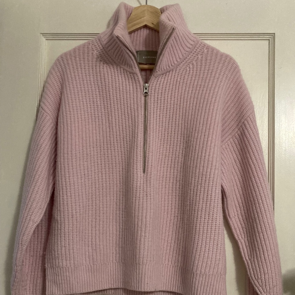 The Felted Merino Half-Zip Sweater